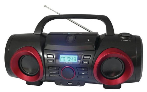 Naxa NPB-267   Bluetooth CD AM FM Boom Box Sale