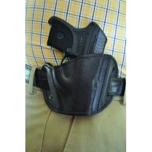 Leather Belt Slide Holster Large - Black Online now