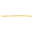 9ct Yellow Gold Silverfilled Belcher 19cm Bracelet Sale