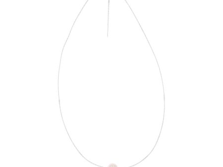 Sterling Silver 10-12mm White Fresh Water Pearl On Adjustable Choker Chain Discount