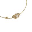 Emporio Armani Gold Plated Brass Sentimental Mother Of Pearl Bracelet on Sale