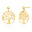 9ct Gold Filled Tree of Life Cut-Out Stud Earrings Supply