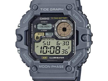 Casio WS1700H-5A Tide Graph Digital Online Sale