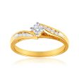 18ct Yellow Gold  Montana  Ring With 0.25 Carats Of Diamonds Hot on Sale