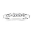 9ct White Gold 0.15 Carat Diamond Eternity Ring with 10 Brilliant Cut Diamonds on Sale