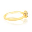 9ct Yellow Gold 1 6 Carat Diamond Cluster Halo Ring Hot on Sale