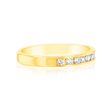 9ct Yellow Gold  1 3 Carat Diamond Eternity Ring with 10 Channel Set Diamonds For Sale