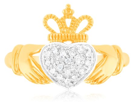 1 10 Carat Diamond Ring in 9ct Yellow Gold Discount