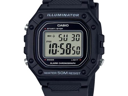 Casio W-218H-1A Digital Watch Cheap