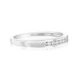 9ct White Gold 0.15 Carat Diamond Eternity Ring with 10 Brilliant Cut Diamonds on Sale