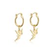 Disney Tinker Bell Hoop Earrings Fashion