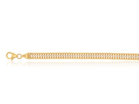 9ct Gold Filled 19cm Wheat Bracelet Online Hot Sale