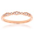 10ct Rose Gold 1 10 Carat Diamond Ring Cheap