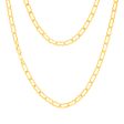 9ct Yellow Gold Silver-filled Fancy 45cm Chain Online Sale