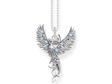 Thomas Sabo Sterling Silver Rising Phoenix Med Pendant On Chain Supply