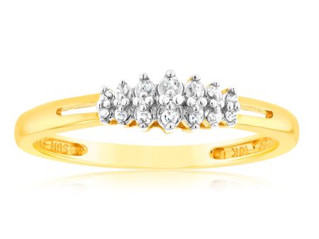 1 10 Carat Diamond Ring in 10ct Yellow Gold Discount