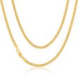 9ct Yellow Gold Silver Filled Double 45cm Curb Chain Online Sale