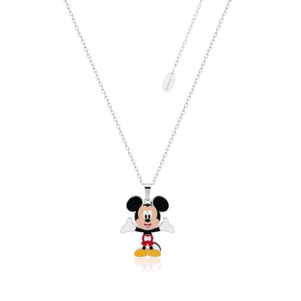 Disney Stainless Steel Mickey Pendant On Chain Online Hot Sale