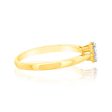 9ct Yellow Gold 1 5 Carat Diamond Flower Shaped Ring Hot on Sale