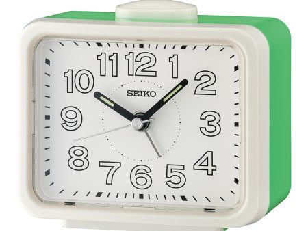 Seiko QHK061-W Bedside Alarm Clock Online now