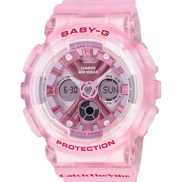 Baby-G BA130CV-4 Pink Womens Watch Cheap