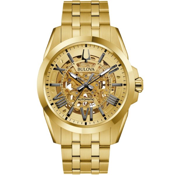 Bulova 97A162 Gold Tone Mens Watch Online now