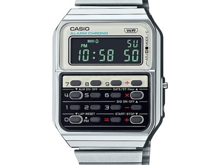 Casio CA500WE-7B VIntage Calculator Watch Fashion