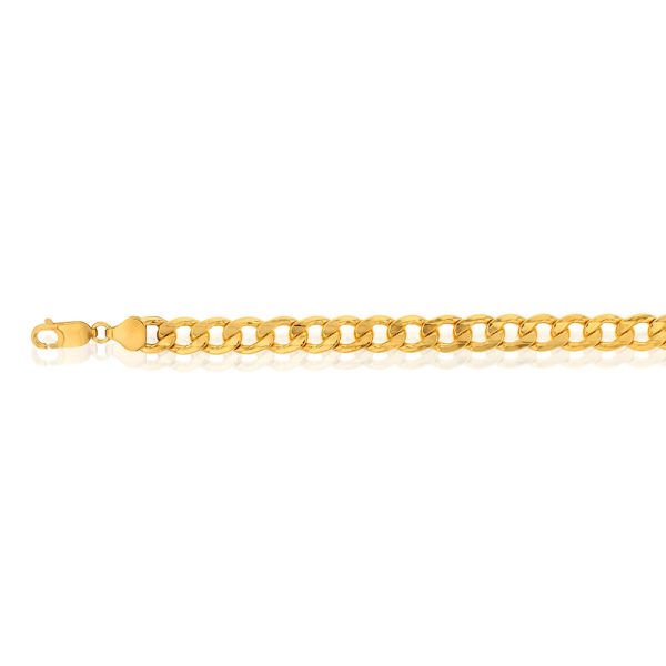 9ct Yellow Gold Silverfilled 200 Gauge 23cm Bracelet Sale