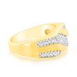 1 Carat Luminesce Lab Grown Diamond Gents Ring in 9ct Yellow Gold For Discount