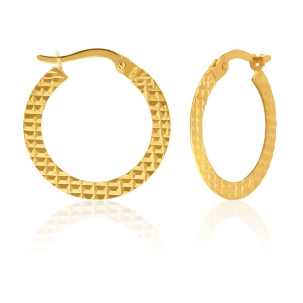 9ct Silver Filled Hoop Earrings For Cheap