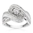 10ct White Gold 1 Carat Diamond Ring Cheap