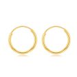 9ct Yellow Gold 10mm Sleeper Earrings on Sale