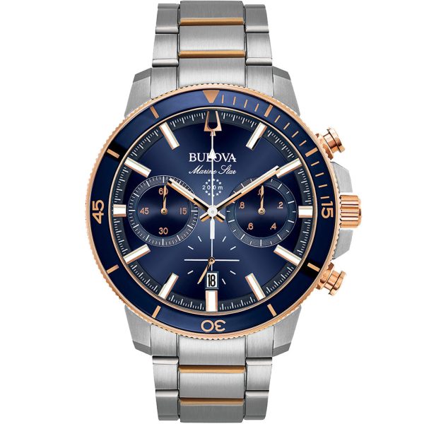 Bulova 98B301 Marine Star Chronograph Mens Watch Online now