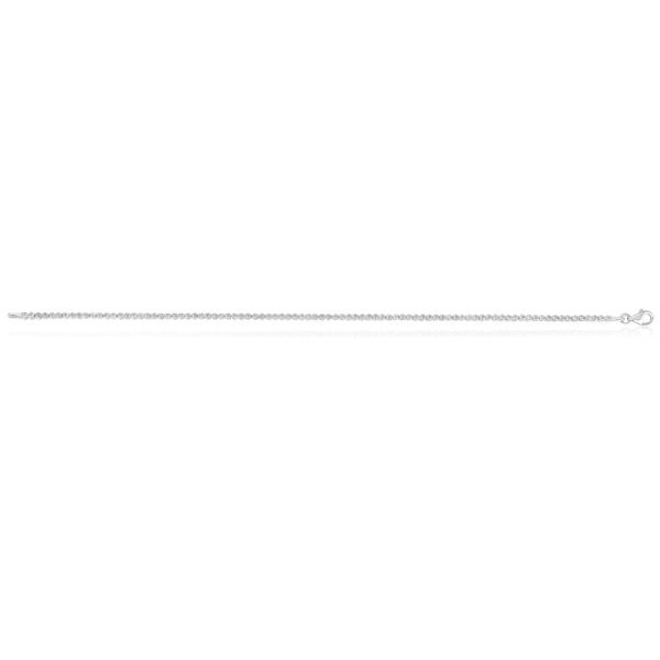 9ct White Gold 19cm Zirconia Tennis Bracelet For Sale