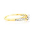 9ct Yellow Gold 1 3 Carat Diamond Halo Solitaire Ring Supply