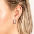 Luminesce Lab Grown 1 Carat Diamond Hoop Earrings in Sterling Silver Sale