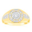 3 4 Carat Diamond Ring in 9ct Yellow Gold For Discount