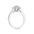 Luminesce Lab Grown 3 4Carat Diamond Ring in 9ct White Gold Online Hot Sale