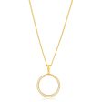 9ct Yellow Gold Silver Filled Circle of Life Pendant Sale