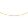 9ct Yellow Gold Silverfilled 65 Gauge Fancy 60cm Chain Online now