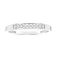 9ct White Gold Eternity Straight Ring with 9 Brilliant Cut Diamonds Online Sale