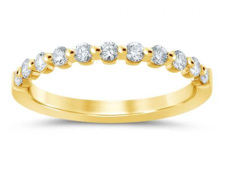 18ct 1 2 Carat Diamond Eternity Ring with 11 Brilliant Diamonds For Cheap