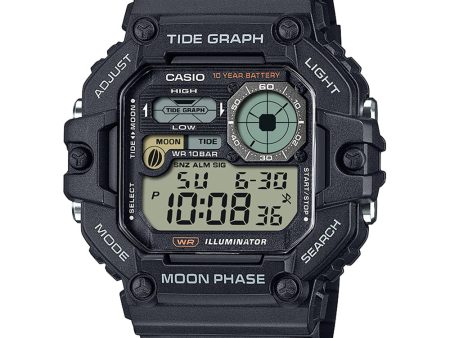 Casio WS1700H-1A Tide Graph Digital Online now