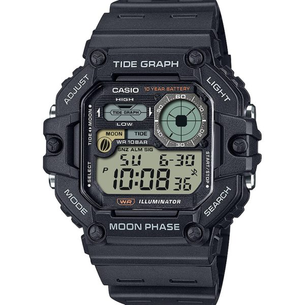 Casio WS1700H-1A Tide Graph Digital Online now