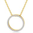 9ct Yellow Gold 1 2 Carat Diamond Circle of Life Pendant Hot on Sale