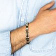 Stainless Steel Gold And Silver Hinged 21cm Bracelet Discount