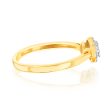 9ct Yellow Gold 1 7 Carat Diamond Cluser Halo Ring Fashion