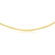 Stainless Steel Gold Polished Curb 60cm Chain Discount