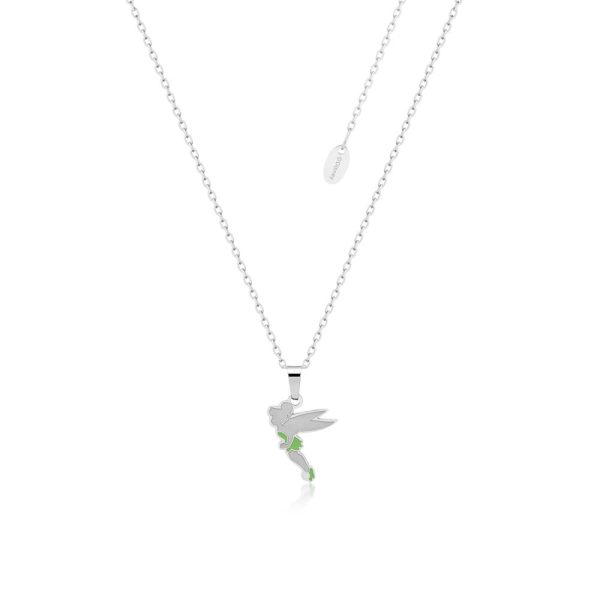 Disney Stainless Steel Tinkerbell Pendant On Chain Online