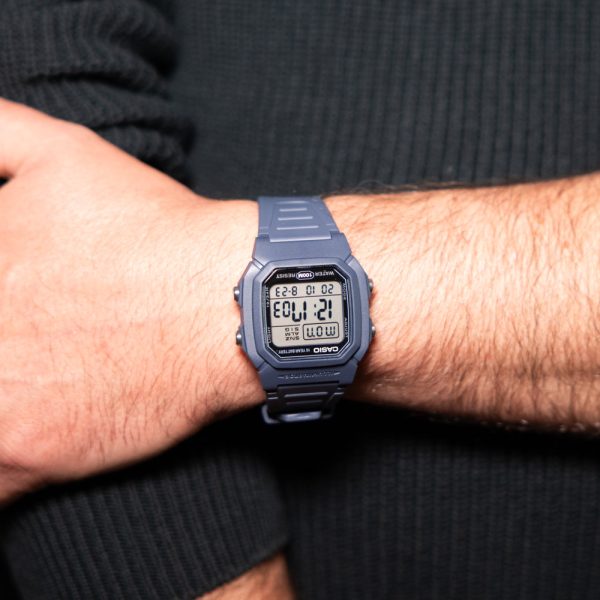 Casio W800H-2A Utility Blue Digital Watch For Sale